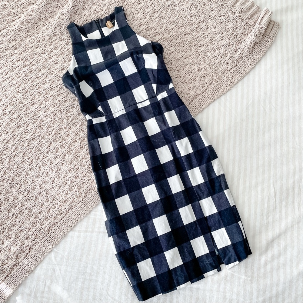 Banana Republic Gingham Sheath Dress
